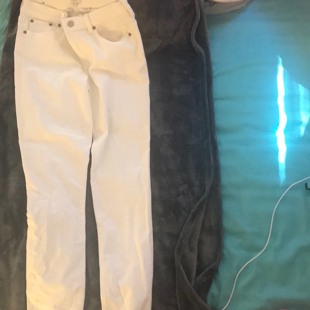 white jeans